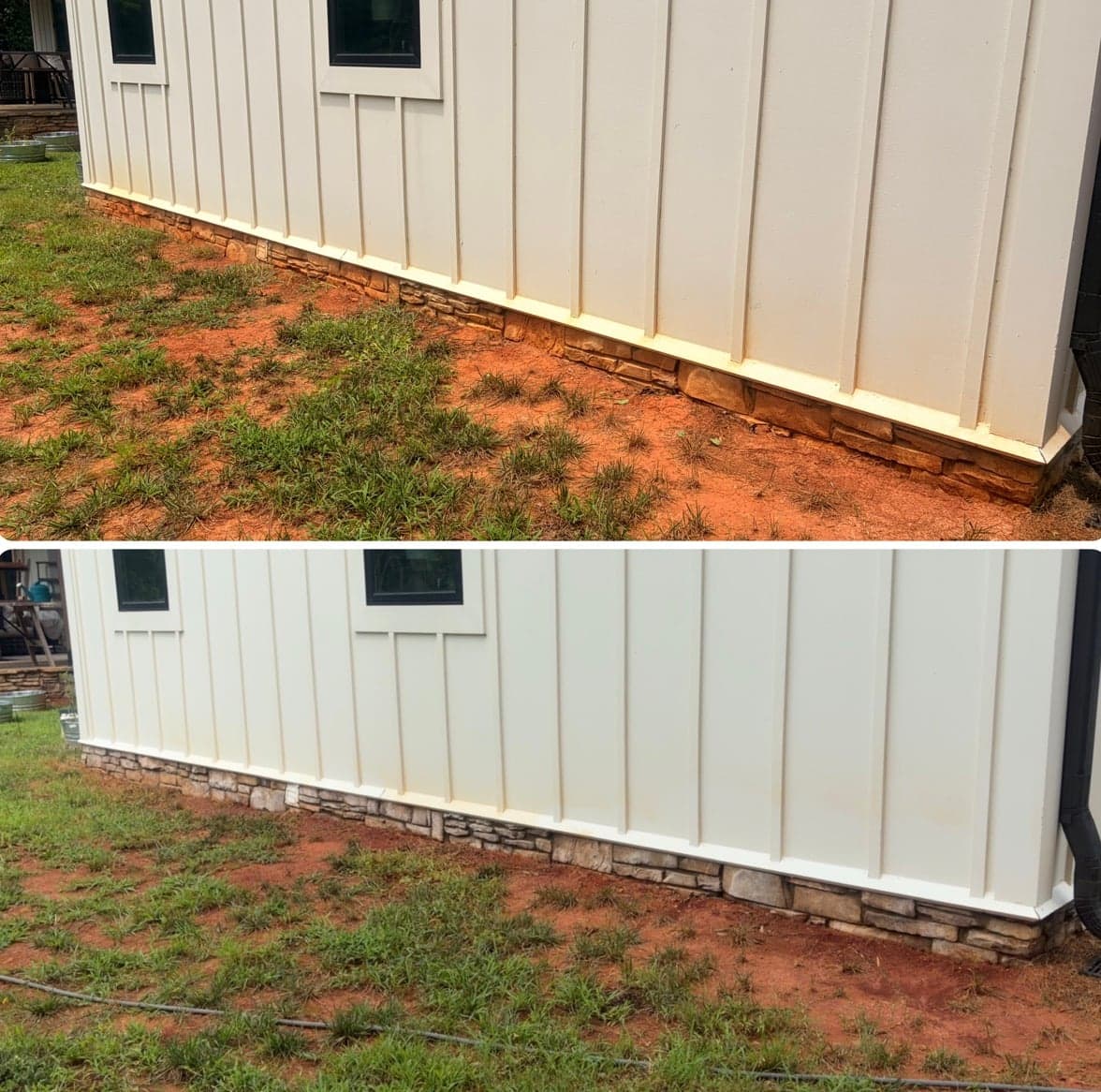 Rust / Red Clay Stain Removal before and after, photo 2