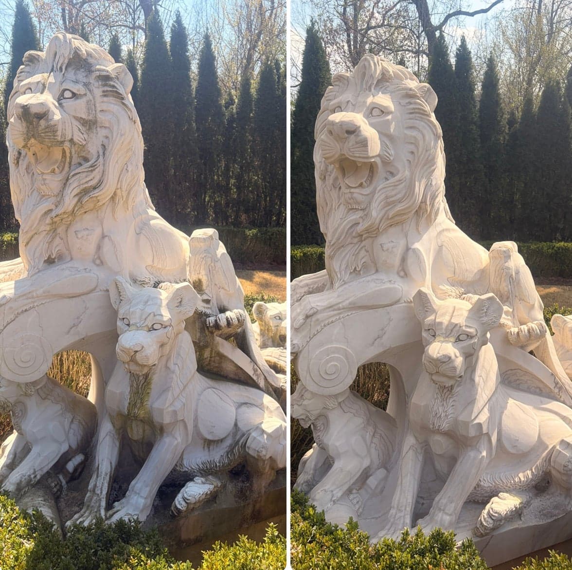 Statue Restoration before and after, photo 3
